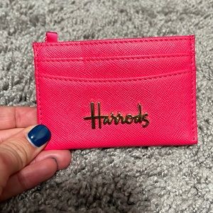 Harrods leather card pouch
